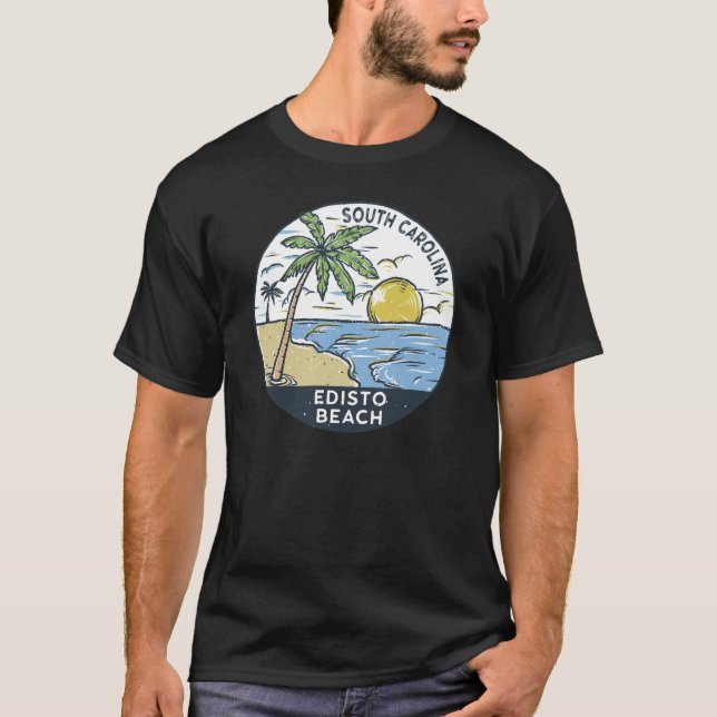 Edisto Beach South Carolina Vintage  T-Shirt (Front)