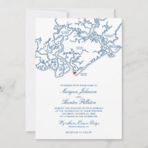 Edisto Beach Wedding Invitation | Edisto Island SC