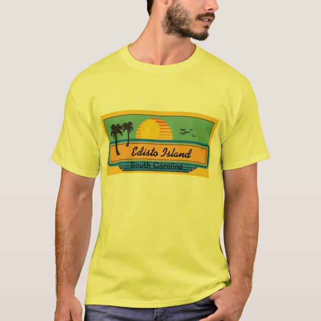 Edisto Island Beach Scene T-Shirt (Front)