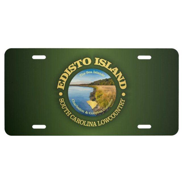 Edisto Island (C) License Plate (Front)