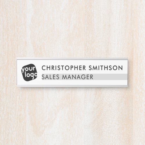 Edit Color  Add Your Logo Plate Changeable Office Door Sign