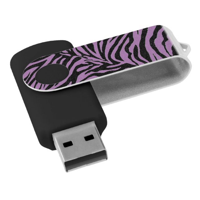 edit design - change background color zebra flash drive (Angled)
