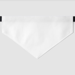 Edit logo photo text black and white pet bandana collar