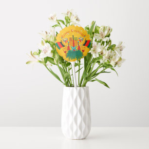 Edit Text Matching Kwanzaa Party Small Balloon