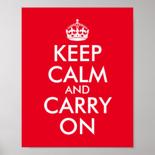 Edit Text to Make Your Own Keep Calm and Carry On Poster