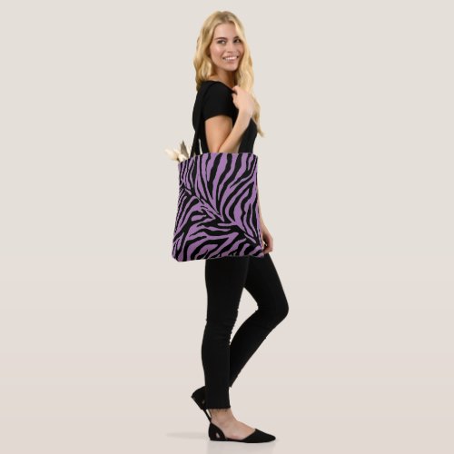 edit the background color zebra tote bag