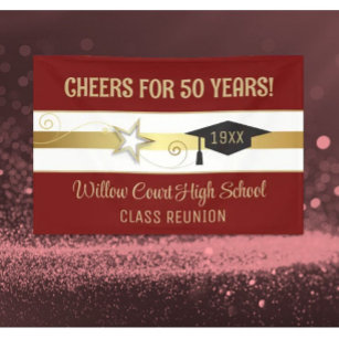 Edit the Year! Classic Class Reunion Banner