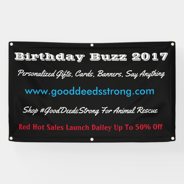 Edit To Suit Business Banner (Horizontal)