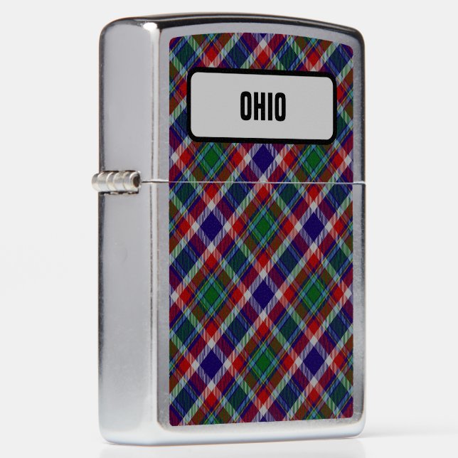 [EDIT] US State Ohio Tartan Zippo Lighter (Right)