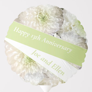 Editable 13th Wedding Anniversary, Balloon