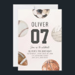 Editable ANY AGE Sports Theme Birthday Invitation<br><div class="desc">Editable ANY AGE Sports Theme Birthday Invitation Let's Have a Ball Invite Basketball Football Soccer Baseball Boy Birthday Game Time Party Sports Theme Boys Birthday, Digital Sports Birthday Invitation, Sports Birthday Invitation, Ball Birthday Invitation, Game Day Invitation, Sports Birthday Sleepover, Sports Ball Birthday Party, Sports Themed Graduation Invitation, Birthday Invitation...</div>