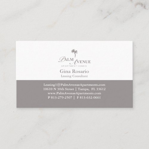 Editable Apartment Complex Business Card Template