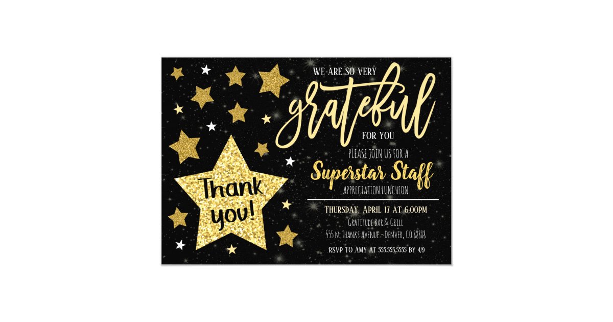 Editable Appreciation Invitation