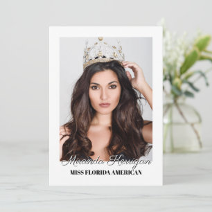 Editable Autograph Card Prints - Light Background