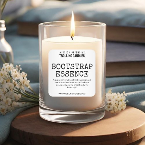 Editable Baby Boomer Humor Candle Labels