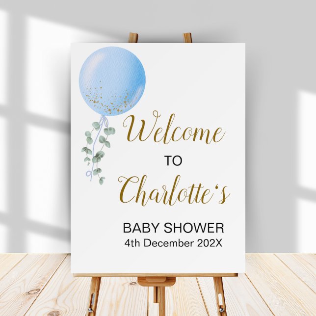 Editable Baby Shower Welcome Sign (Creator Uploaded)