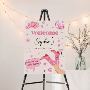 Editable Bachelorette Party Welcome Sign Template