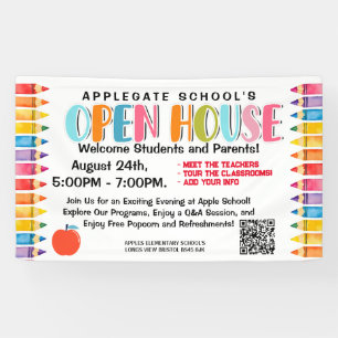 Editable Back to School Banner & Poster Template  