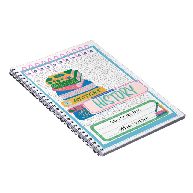 Editable Back to School History Notebook (Right Side)