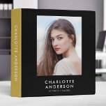 Editable Background Color Actor Model Portfolio<br><div class="desc">Binder that you can personalize with your own photo on the front featuring editable background color (click customize to change the front, back and spine background color) that is perfect for an actor/model portfolio. Personalize it by replacing the placeholder text and replace the sample/placeholder photo with your own photo. For...</div>