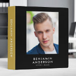 Editable Background Color Actor Model Portfolio 3 Ring Binder<br><div class="desc">Binder that you can personalize with your own photo on the front featuring editable background color (click customize to change the front, back and spine background color) that is perfect for an actor/model portfolio. Personalize it by replacing the placeholder text and replace the sample/placeholder photo with your own photo. For...</div>