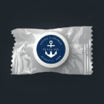 Editable Background Color Anchor Wedding Thank You Life Saver® Mints<br><div class="desc">Editable Background Color Anchor Wedding Thank You Candy Favors features an anchor in white against an editable background color; to change it from blue to the color of your choice, click the customize button. Perfect for weddings, engagement parties or anniversary parties. Personalize it by replacing the placeholder text with your...</div>