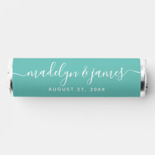 Editable Background Color Calligraphy Wedding Breath Savers® Mints