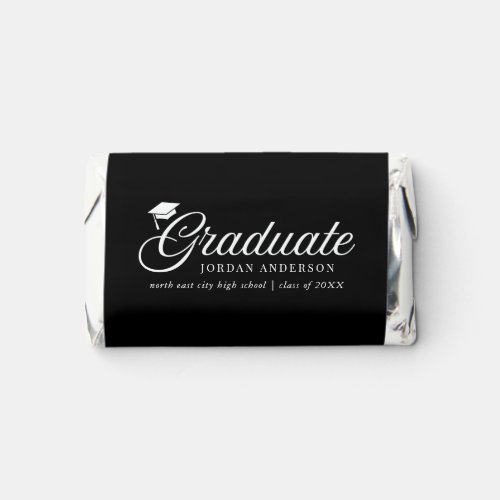 Editable Background Color Mortarboard Graduate Hersheys Miniatures