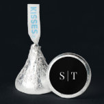 Editable Background Color Wedding Monogram Hershey®'s Kisses®<br><div class="desc">Editable Background Color Wedding Monogram Hershey Kisses features the names of the couple in white against an editable background color (by clicking "customize") and change font color to match. Perfect for weddings, engagement parties or anniversary parties. Personalize it by replacing the placeholder text with your details. For more options such...</div>