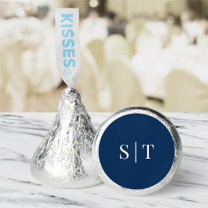 Editable Background Color Wedding Monogram Hershey®'s Kisses®