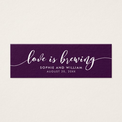 Editable Background Love is Brewing Wedding