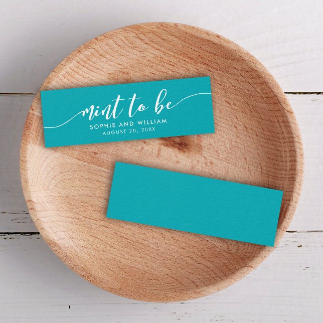 Editable Background Script Mint to Be Wedding (Creator Uploaded)