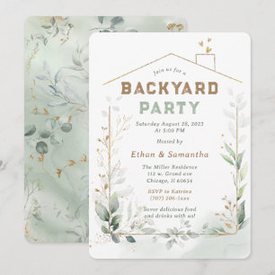 Editable Backyard Party Template