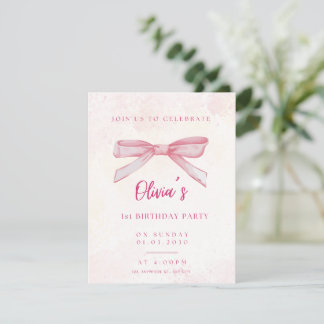 Editable Birthday Party Invitation Custom