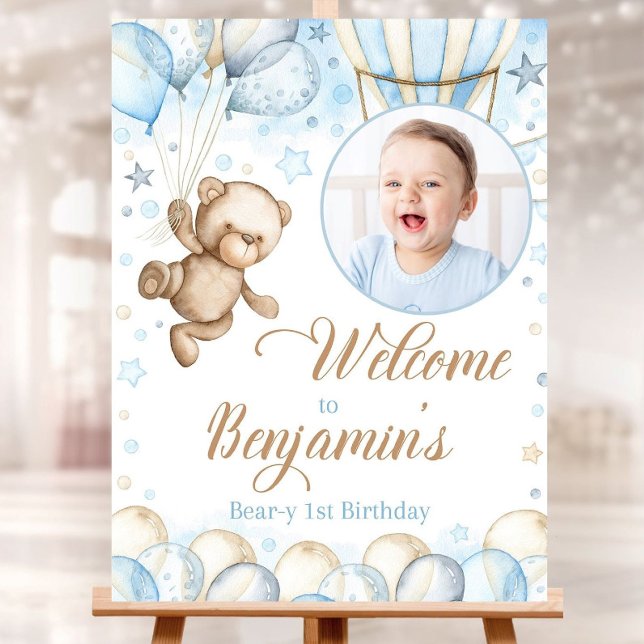 EDITABLE Birthday welcome sign. Personalized baby  Foam Board (Creator Uploaded)