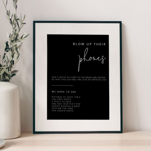 Editable Black and White Wedding Memorial Sign