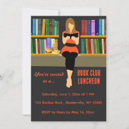Editable Book Club Luncheon Invitation | Zazzle