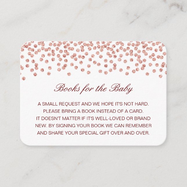 Editable Books for the Baby Insert Card (Front)