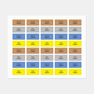 Editable Boys Clothing Labels