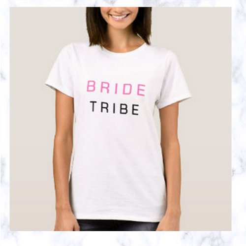 Editable Bride Tribe T_Shirt