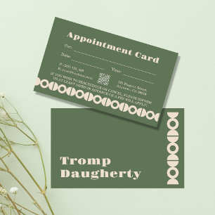 Editable Business Appointment Reminder Card