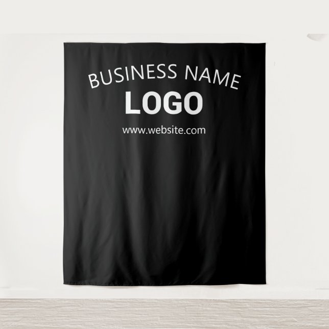 Editable Business Name, Website & Logo Backdrop (Front)