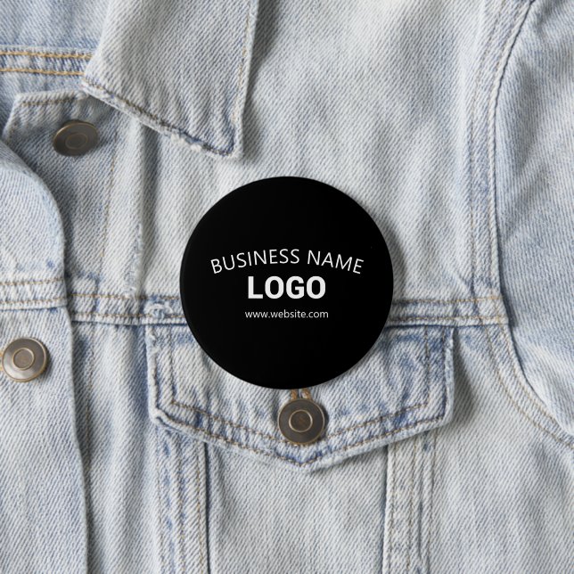 Editable Business Name, Website & Uploaded Logo Button (In Situ)