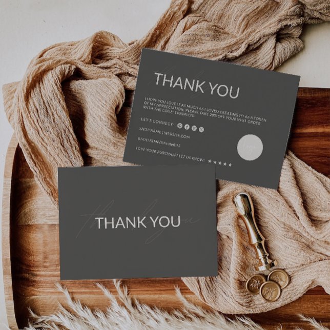 Editable Business Thank You Card (Editable Business Thank You Card)