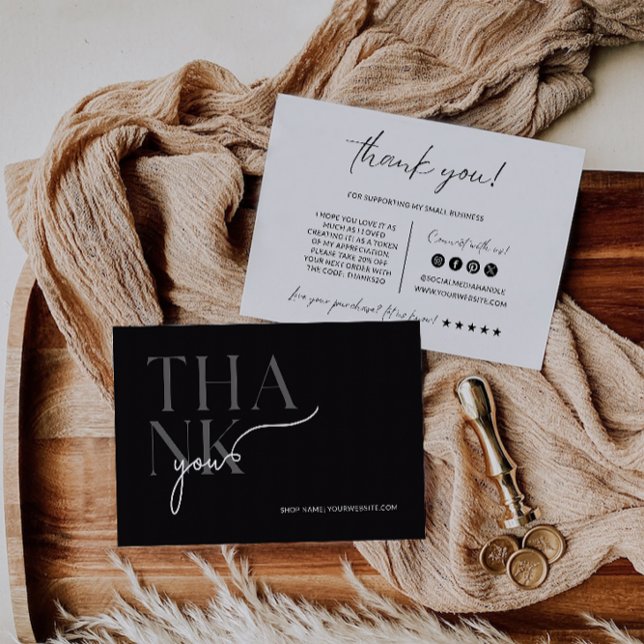 Editable Business Thank You Card (Editable Business Thank You Card)