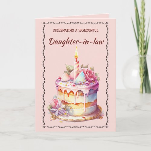 Editable Cake and Candle Birthday