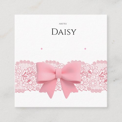 editable card for earrings