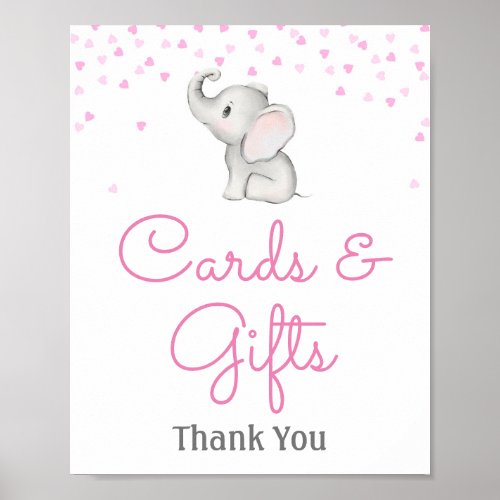 Editable Cards and Gifts Sign Printed