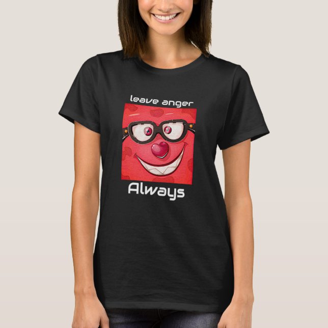 Editable cartoon Face Expression V43T-Shirt T-Shirt (Front)