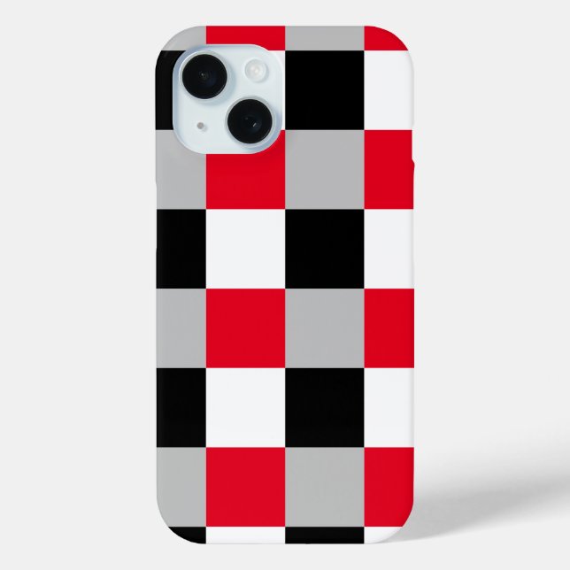 Editable checkerboard pattern Case-Mate iPhone case (Back)